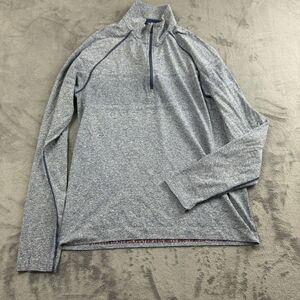 Rhone Mens Pullover Size M Blue Active Performance Training Comfort Quarter Zip